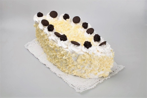 Fehércsokoládés trüffel torta (8 szeletes)
